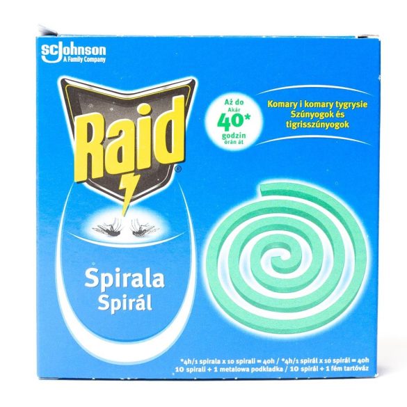 Szúnyogírtó spirál RAID (10 darab)