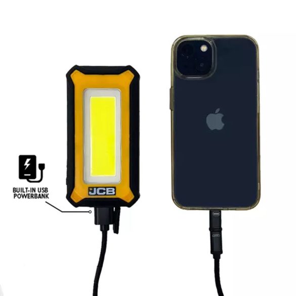 JCB Led újratölthető munkalámpa, 1000lm