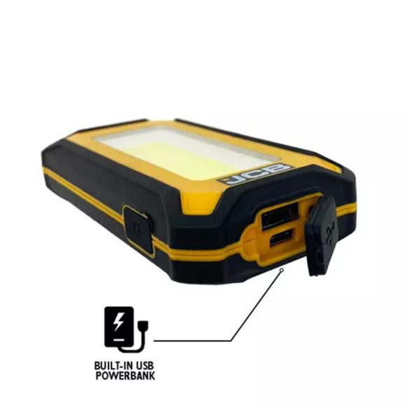 JCB Led újratölthető munkalámpa, 1000lm