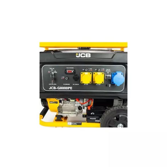 JCB G8000PE AVR áramfejlesztő benzines, 240-400V