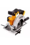 JCB Körfűrész akkumulátor és töltő nélkül, 18V, 165mm