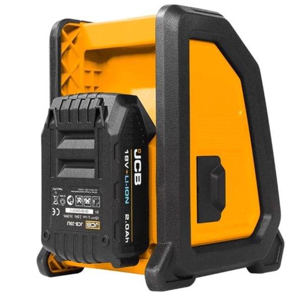 JCB Bluetooth hangszóró 18BT-B, 18V, akkumulátor és töltő nélkül